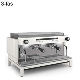 Espressomaskin EX3 Maxi 2GR 1B Display White 3-fas TA Crem